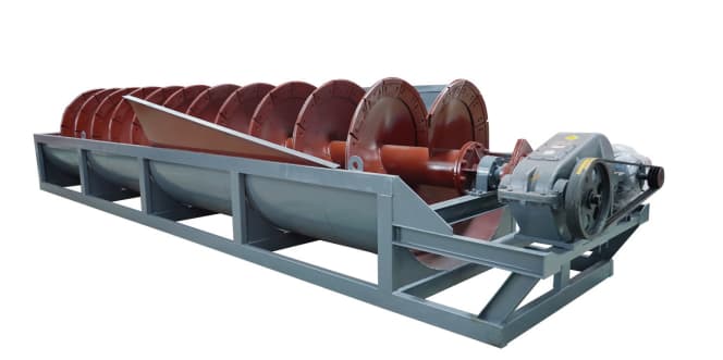 螺旋洗砂機設備展示